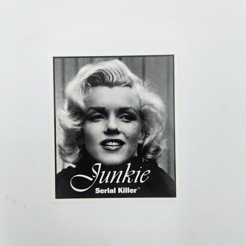 Serial Killer Marilyn Sticker Decal Y2K Skate 1990s Vintage Streetwear Retro NOS